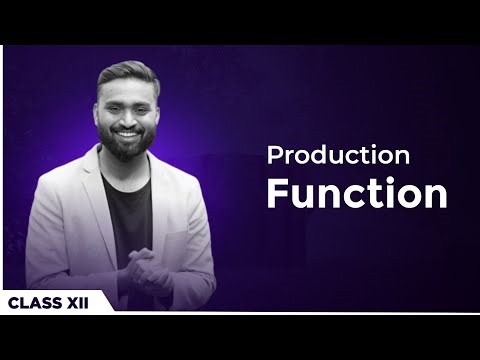 Production function | ISC | ECONOMICS| CLASS XII | #mostimportantquestions
