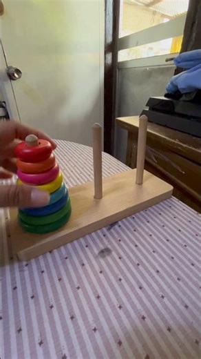 ASMR Tower of hanoi #asmrsounds #shortvideo #shorts