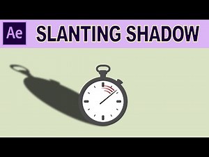 How to make Slanting Shadow Animation | Adobe After Effects Tutorial