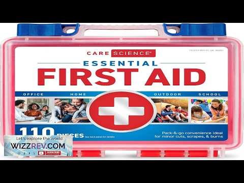 Care Science First Aid Kit 110 Pieces Professional Use for Travel