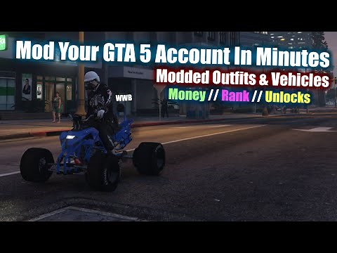 How To Mod Your GTA 5 Online Account FAST (Money, Rank, Unlocks, Modded Cars & Outfits)