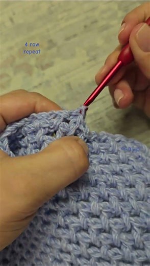 Wicker 4 Row Repeat Crochet Pattern | Crochet Blanket #crochettutorial #easycrochet #knitting