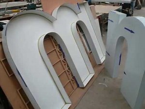 Large 3D Letter Signs
