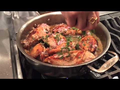 James Beard's Recipe for Chicken with Tarragon