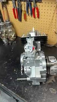 Assembling the Temu Yamaha blaster engine #dirtbike #2stroke #moto #mx #motorcycle
