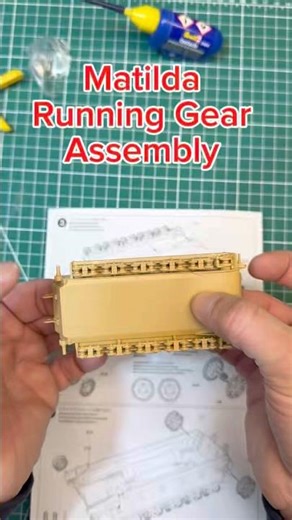 Tamiya 1/48 Matilda Running Gear Assembly #tamiya #scalemodel #scalemodels #mini #modelkit