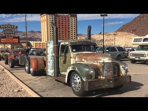 Rat Rod Trucks Pit Stop in Boulder after SEMA Show