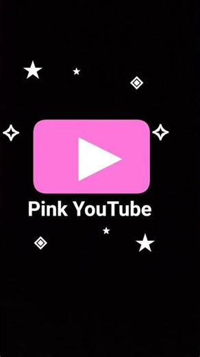 Logo: pink YouTube 😋