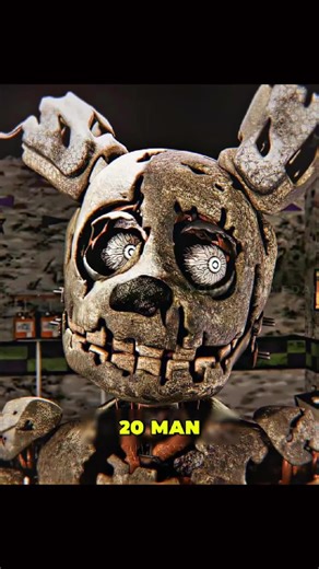 The Spring Butcher tricks the Fazbear PD|SpringTrap#fnaf #fnaf3 #fyp #springtrap #bonnie