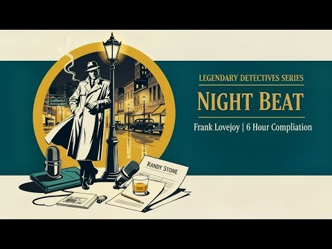 Night Beat Legendary Detectives Series | 6 Hour Late Night Radio Noir Compilation