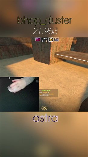 [bhop_duster - 21.953 & STRAFES LIKE YOU’VE NEVER SEEN! astra (@astrabhop) makes a smash entrance to flowstate! in 1 hour 3 of our best records were stolen! there’s a reason the best competition is moving to flowstate, come try for yourself :] #flowstate #bhop #cs2 #counterstrike2 #gaming