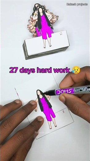 Sundari Flipbook Dance 💃✍️ | Viral Marathi Song | #SanjuRathod #Animation