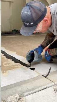 Can you fill saw cuts? ✅🤔 #garagefloors #torginolfloors #sawcuts #floormakeover #epoxyfloor