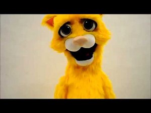 Custom animatronic cat puppet