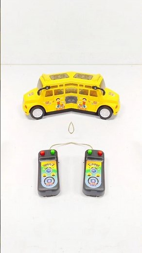 Amazing remote control bus & RC fighter jet / Remote control School Bus, DC motor RC fighter jet