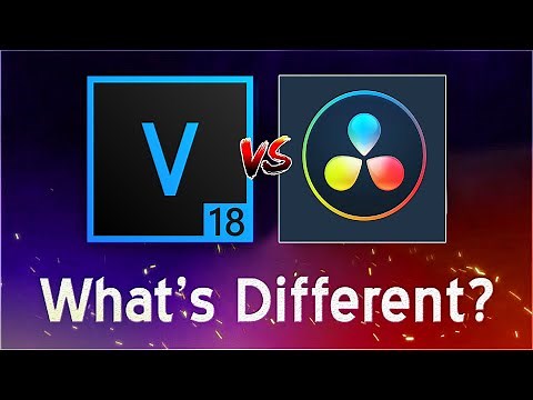 VEGAS Pro 18 VS DaVinci Resolve 16 - What's Different