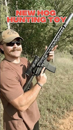New toy for them hogs #frt #hoghunting #suppressor #hunting