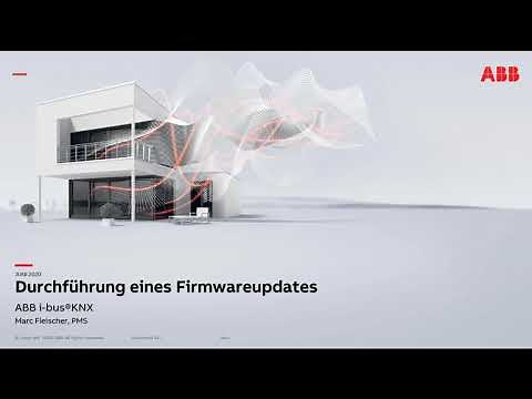 Durchführung eines Firmwareupdates | ABB i-bus® KNX