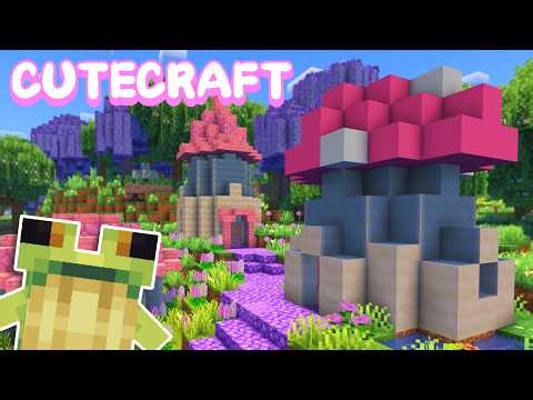 I Built a CUSTOM Village in Modded Minecraft!