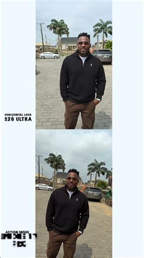 Samsung Horizontal Lock Vs IPhone Action Mode