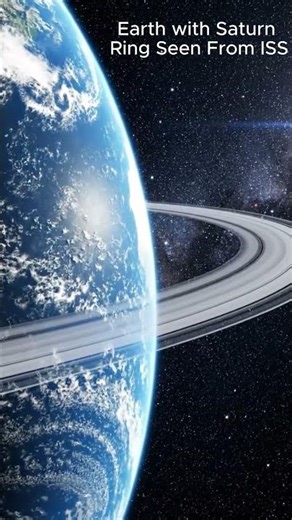 Earth LOOKS Incredible With RINGS #space #ring #youtubeshorts #shorts #yotube #saturn #earth