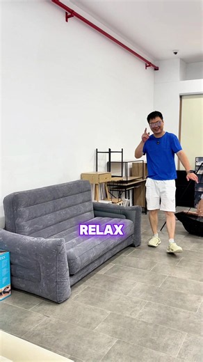 Sofá cama Intex: silla inflable 2 en 1 cómoda y práctica