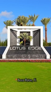 The entry at Lotus Edge sets the tone for everything that awaits inside. Bold, beautiful, and built to make a statement, this arrival experience reflects the luxury lifestyle this community is known for. Curb appeal matters, and the entry feature is now glowing with holiday lights. It's the perfect time to take a drive-by and see it for yourself. While you are there, tour the stunning designer-decorated models, open daily. 📍 Lotus Edge | Boca Raton, FL 📞 (561) 585-8800 | GLHomes.com (Link in b