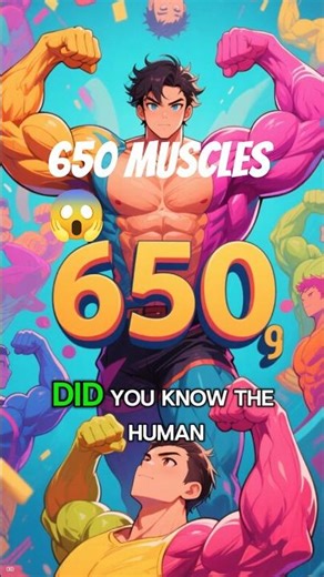 650+ Muscles in the Body 🩻 #muscularsystem #anatomy #physiology