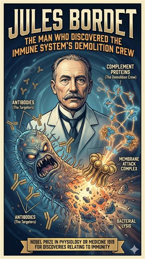 Vgrups on Instagram: "Jules Jean Baptiste Vincent Bordet (13 June 1870 – 6 April 1961) was a Belgian immunologist and microbiologist. The bacterial genus Bordetella is named after him. The Nobel Prize in Physiology or Medicine was awarded to him in 1919 for his discoveries relating to immunity. In 1895 Bordet made his discovery that the bacteriolytic effect of acquired specific antibody is significantly enhanced in vivo by the presence of innate serum components which he termed alexine (but whic