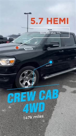 🚨 2020 Ram 1500 Big Horn – Built to Work, Ready to Play! 🚨🔥 5.7L V8 HEMI® powerhouse🌟 4WD to conquer any terrain💪 Proven performance with 147,000 miles✅ Rugged, reliable, and ready for your next adventure!💲 Priced to move: $22,900Don’t wait—this deal won’t last long! Message me today or swing by to take it for a spin.📍 1935 US Hwy 25E📞 Call or text now 606-269-5058 | Redmond Chrysler Dodge Jeep Ram