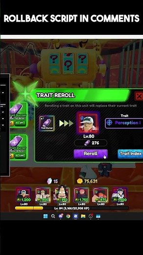 ASTDX ROLLBACK SCRIPT #astdx #roblox #astd #allstartowerdefense