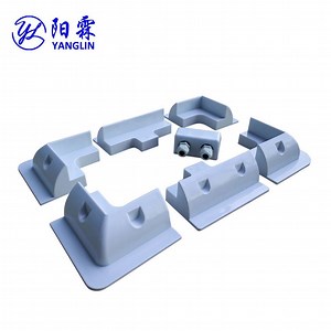 [Hot Item] Solar Panel Frame Solar Mount Brackets Motorhome RV Caravan ABS Black and White Null PV System Structure Accessories