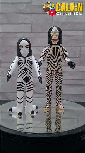 Ultraman Monster Series Alien Dada vs Alien Powered Dada Comparison ‪@CalvinChannel‬