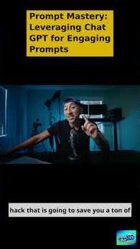 Prompt Mastery Leveraging Chat GPT for Engaging Prompts #youtube #ai #tech
