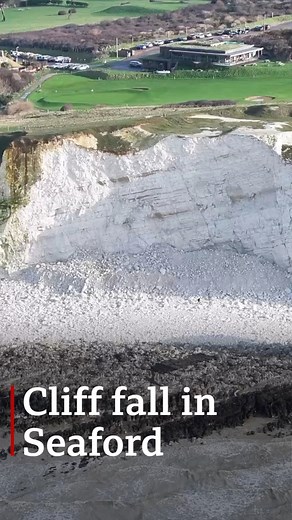 82K views · 280 reactions | People have been warned to stay clear from cliff edges and bases after two large cliff falls in East Sussex. More here: https://bbc.in/49CFbBS | BBC Kent | Facebook