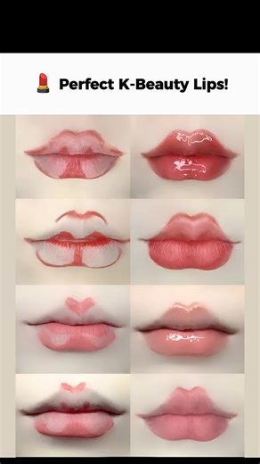 How to Get Perfect K-Beauty Lips | Korean Gradient Lip Tutorial #KBeautyLips #KoreanMakeup #LipTint