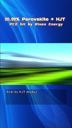 30.99% PCE on perovskite and HJT tandem solar cell