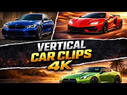 Vertical Car Clips 4K | Cinematic Supercars for Shorts & Reels
