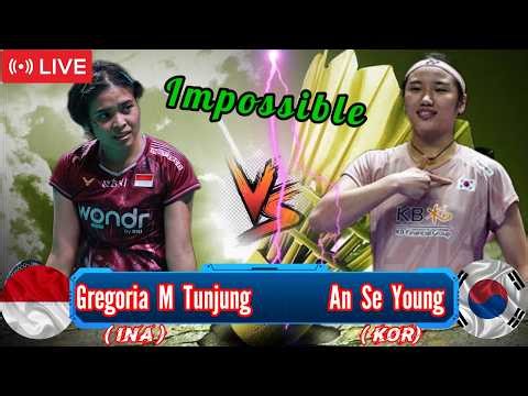 Impossible 🔥 An Se Young (KOR) vs (INA) Gregoria Mariska Tunjung Badminton Womens Singles