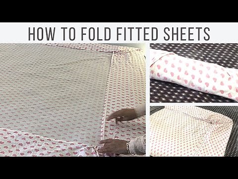 How to fold king size fitted sheet | Better & easy ways to fold fitted sheet | fitted sheet folding