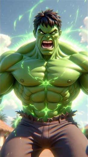 When Anger Turns Into Hulk #hulk #ai #short