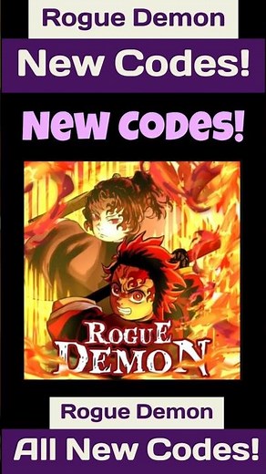 New Rogue Demon Codes - New Codes For Rogue Demon Roblox
