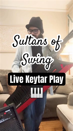 Sultans of Swing – Dire Straits | Keytar Cover (NYC Session Keyboardist) #shorts