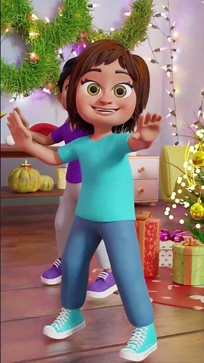 It Feels Like Christmas #shorts by #The Learning Station #kidssongs #dancesongs #childrenssongs