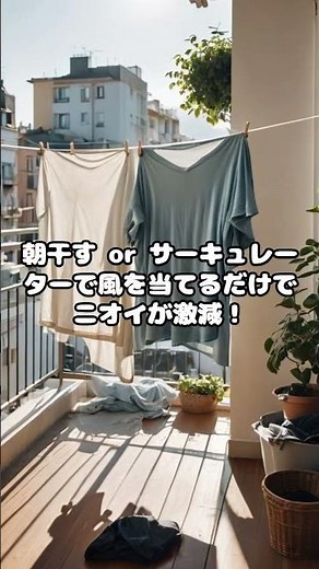 洗濯物、夜干すと“雑菌が増える”って知ってた？#洗濯の裏技 #部屋干しのコツ #夜干し注意 #洗濯臭対策 #暮らしの知恵