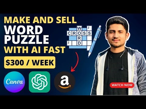 How To Create And Sell Word Search Puzzle Book On Amazon KDP With ChatGpt AI Tool