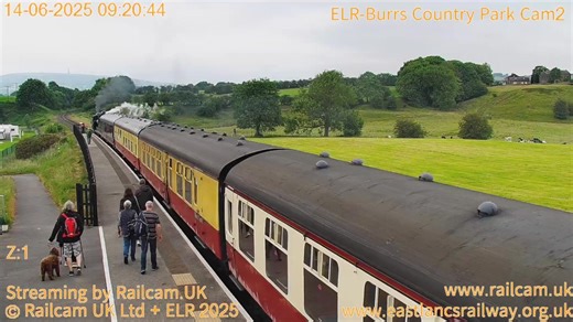 🎦Our new cameras at East Lancashire Railway are now LIVE! 🚂🚂Here is a look at the first train to pass, headed by L&YR No. 11456 & No. 52322. We hope you enjoy these latest addition. | Railcam