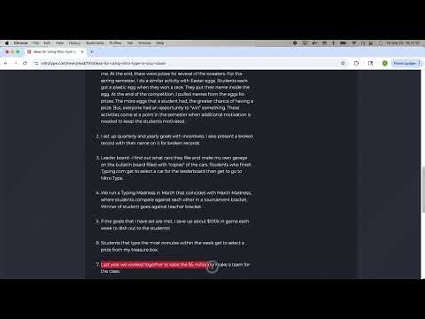 Ideas for Using Nitro Type in Your Class!