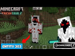 ENTITY 303 ❄️FOR MINECRAFT PE IN 1.21+| HOW TO DAWNLOAD ENTITY 303 😱IN MCPE