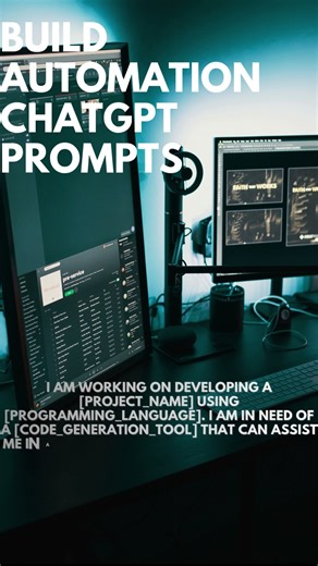 Build Automation Tools -ChatGPT Prompts